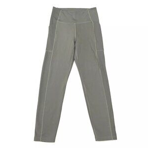 Girlfriend Collective Green 7/8 Length High Rise Pocket Leggings Size Small‎